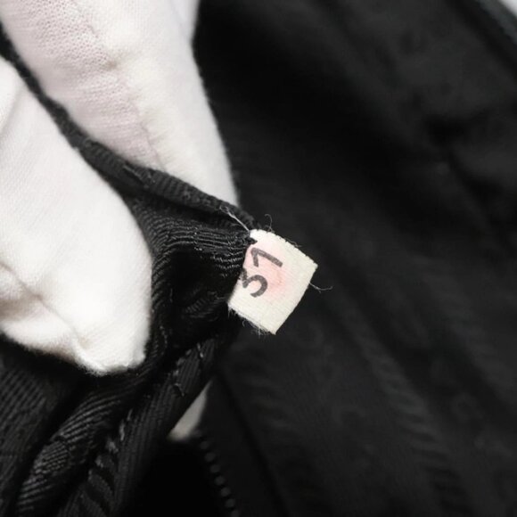 PRADA Hand Bag Nylon Black Auth - Picture 13 of 16